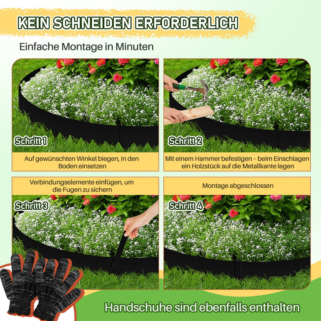 Cosmo Go Rasenkanten Metall Sägezähnen 20cm