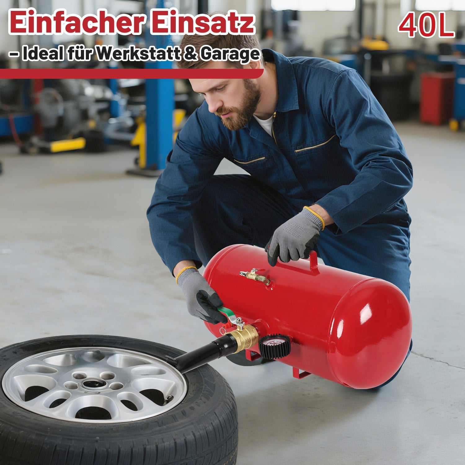 Cosmo Go Reifenfüller Booster Reifenschockfüller 20/40 L