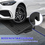 Cosmo Go Rollstuhlrampe Bordsteinrampe Gummi Tragbar 2 Stück