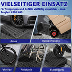 Cosmo Go Rollstuhlrampe Bordsteinrampe Gummi Tragbar 2 Stück