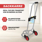Cosmo Go Sackkarre Transportkarre klappbar 60 kg Tragkraft