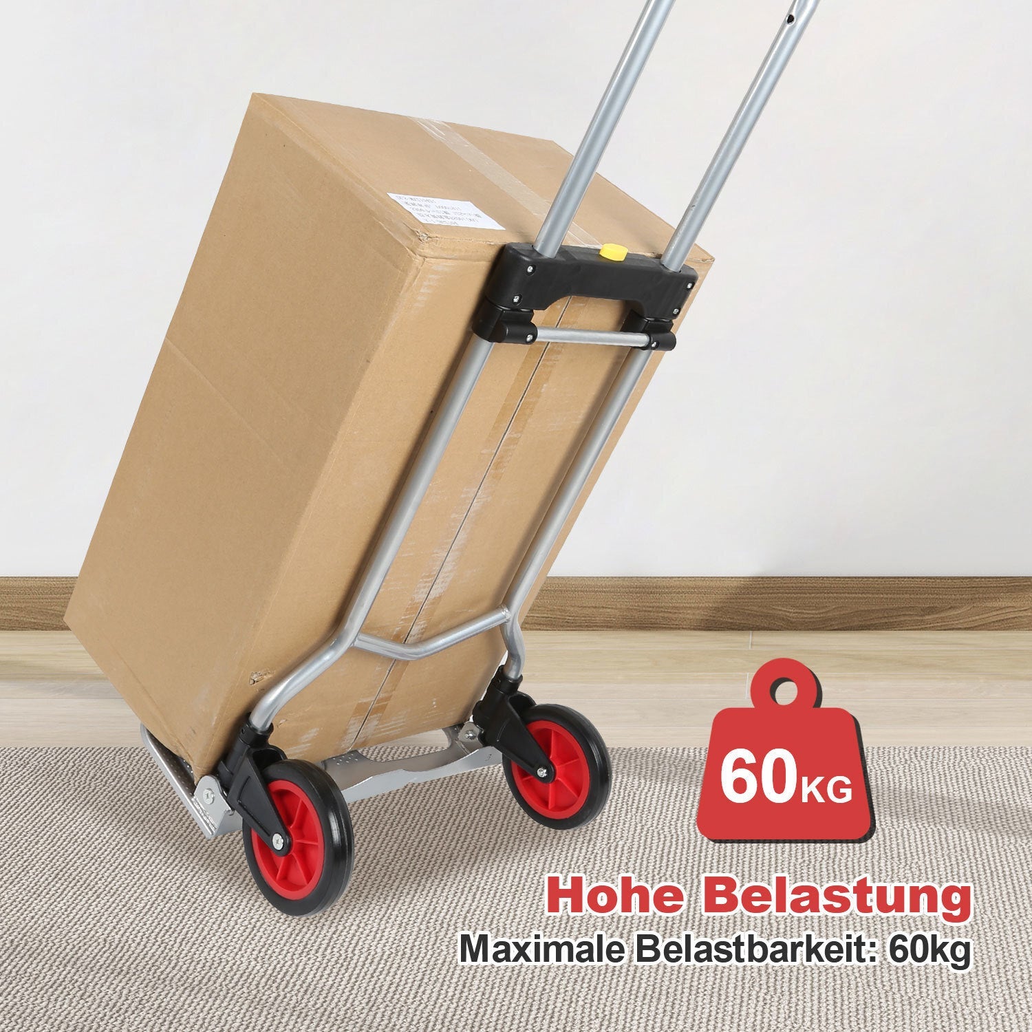 Cosmo Go Sackkarre Transportkarre klappbar 60 kg Tragkraft