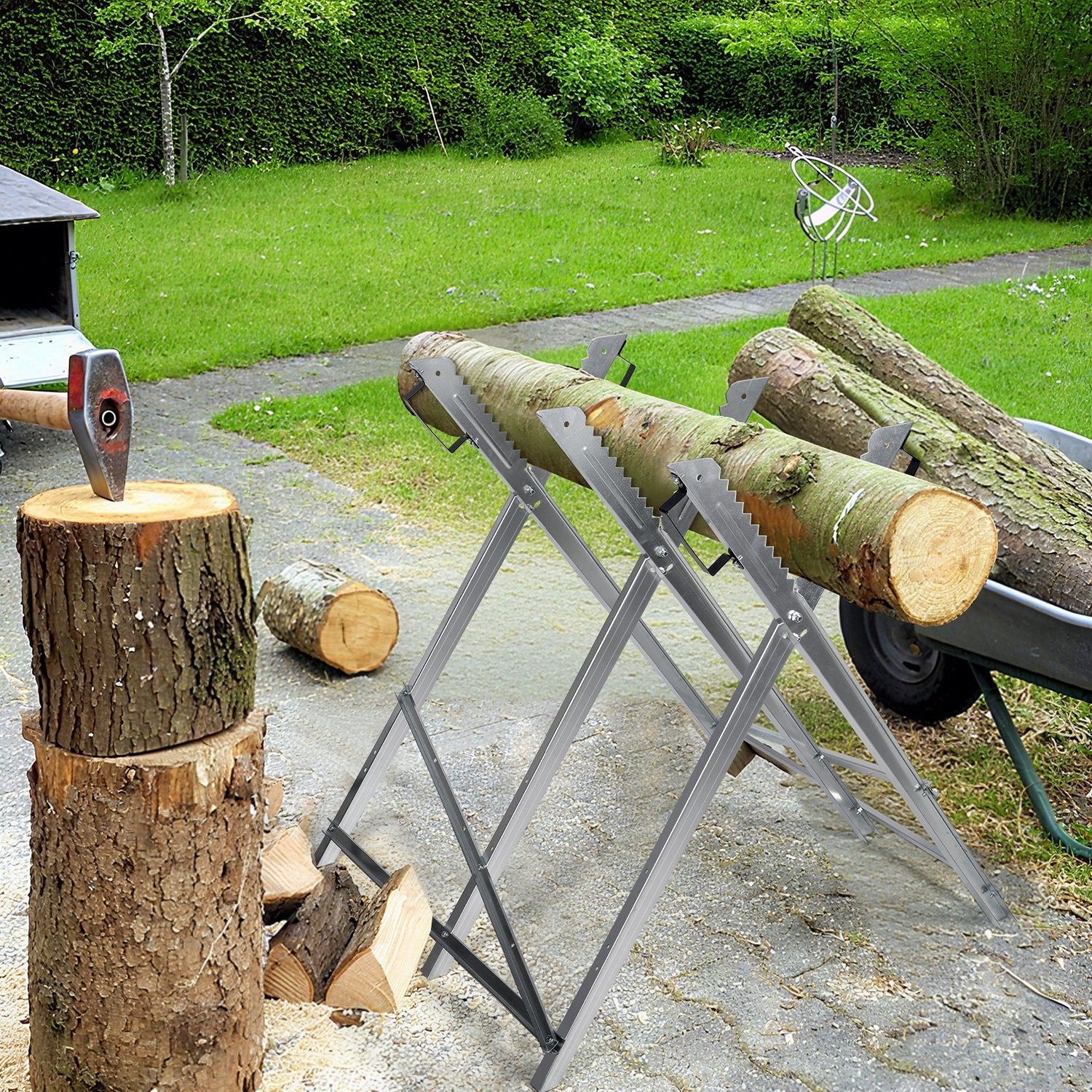 Cosmo Go Sägebock Holzsägebock Sägehilfe mit 3 Haltern