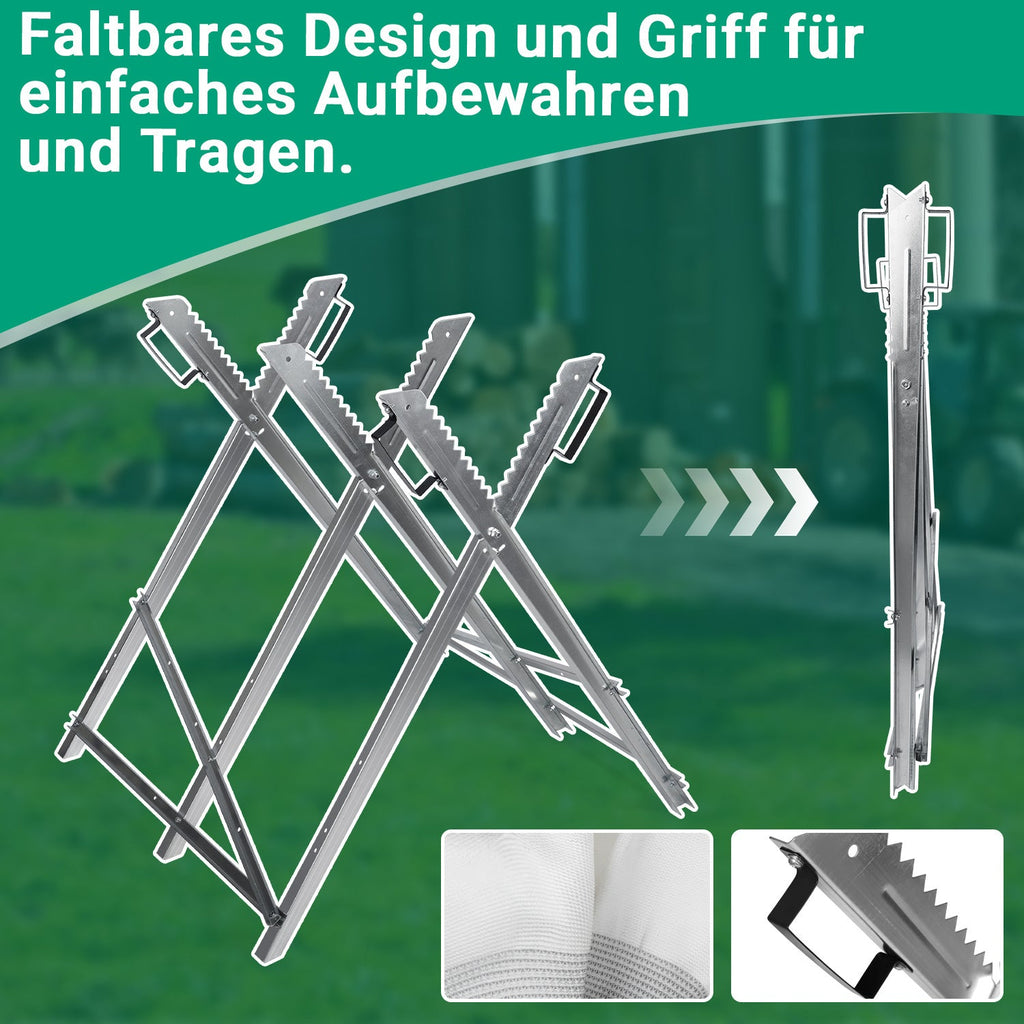 Cosmo Go Sägebock Holzsägebock Sägehilfe mit 3 Haltern