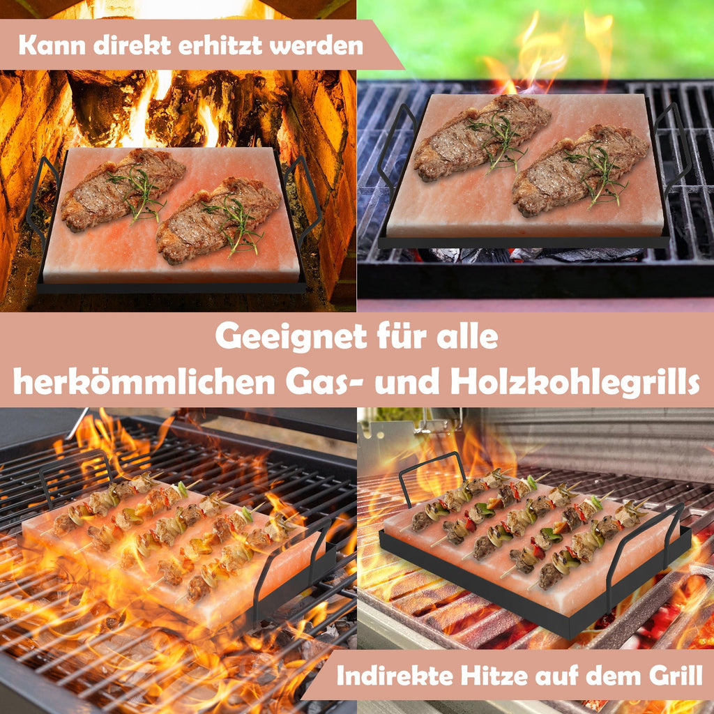 Salzstein zum Grillen