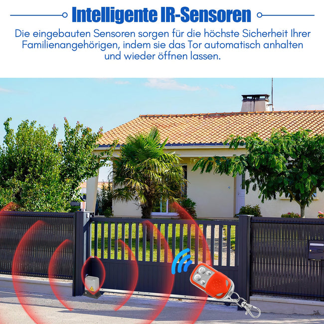 Cosmo Go Schiebetorantrieb Garagentorantrieb mit App-Steuerung 370W/550W Main Image