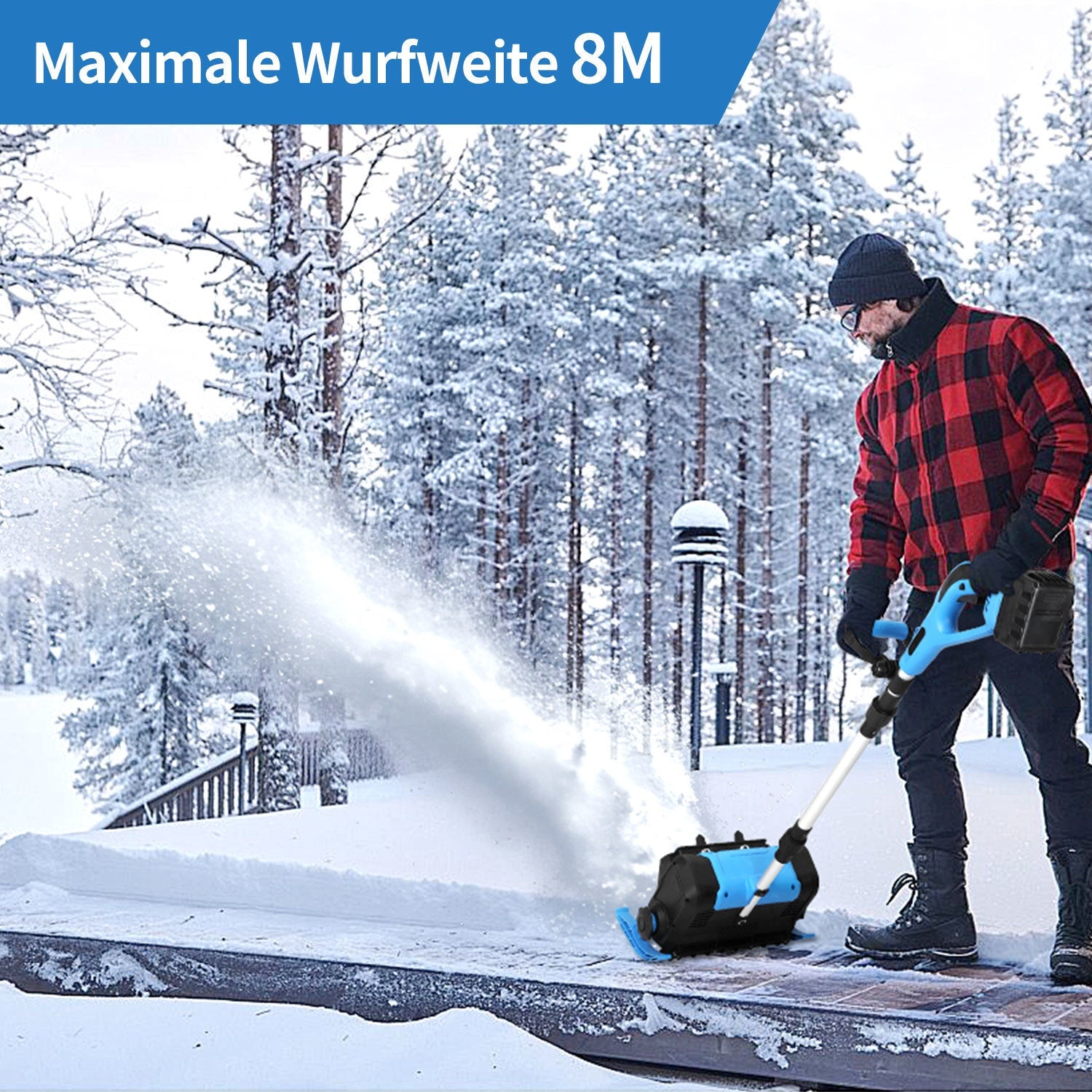 Cosmo Go Schneefräse Akku Elektrische Schneefräse