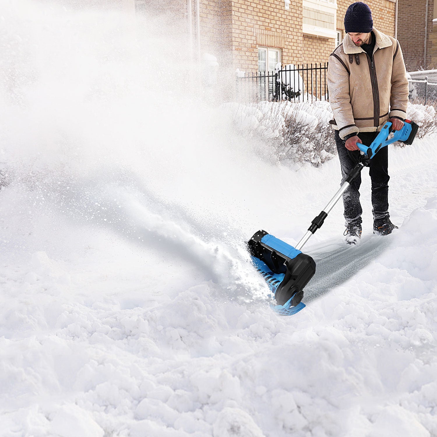 Cosmo Go Schneefräse Akku Elektrische Schneefräse