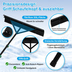 Cosmo Go Schneeschieber Dachräumer Alu Teleskopierbar 3.6m/4.8m