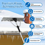 Cosmo Go Schneeschieber Dachräumer Alu klappbar 6.3m