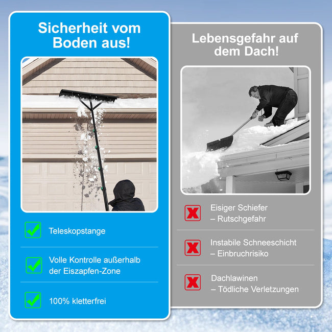 Cosmo Go Schneeschieber Dachräumer Alu Teleskopierbar 3.6m/4.8m Main Image