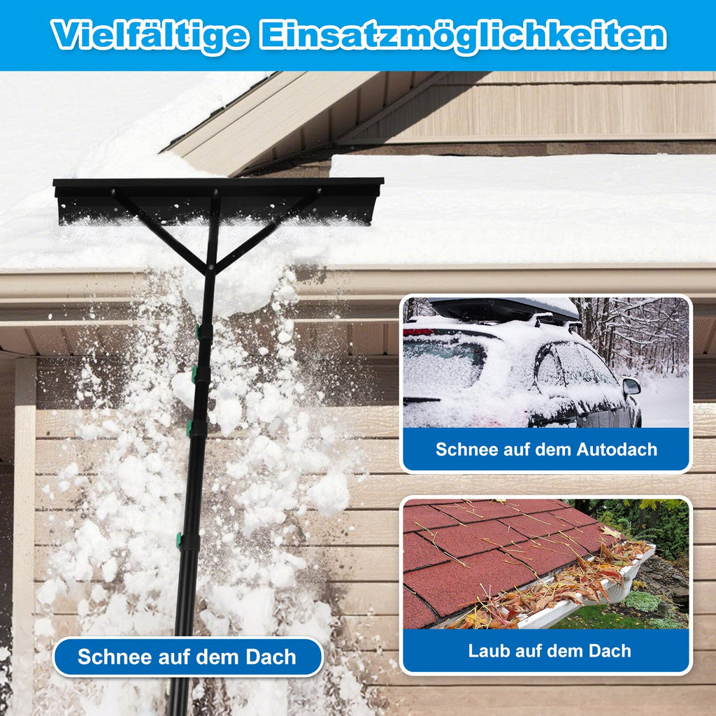 Cosmo Go Schneeschieber Dachräumer Alu Teleskopierbar 3.6m/4.8m