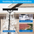 Cosmo Go Schneeschieber Dachräumer Alu Teleskopierbar 3.6m/4.8m