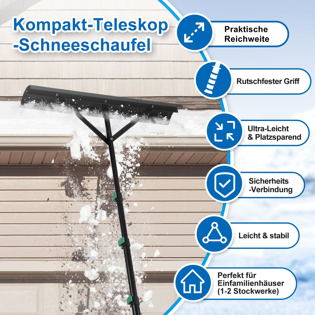 Cosmo Go Schneeschieber Dachräumer Alu Teleskopierbar 3.6m/4.8m