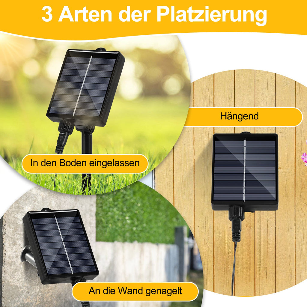 Cosmo Go Solar Lichterkette mit Fernbedienung 30m-100m