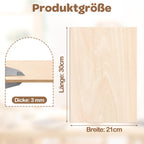 Cosmo Go Sperrholzplatte Lindenholz A3/A4 4-50 Stück