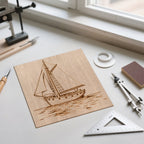 Cosmo Go Sperrholzplatte Walnuss 300*300mm 4-50 Stück