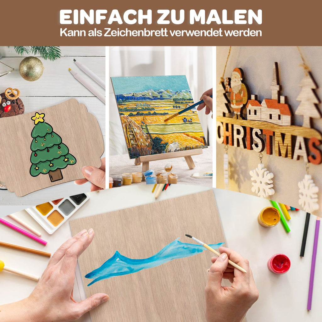 Cosmo Go Sperrholzplatte Walnuss 300*300mm 4-50 Stück