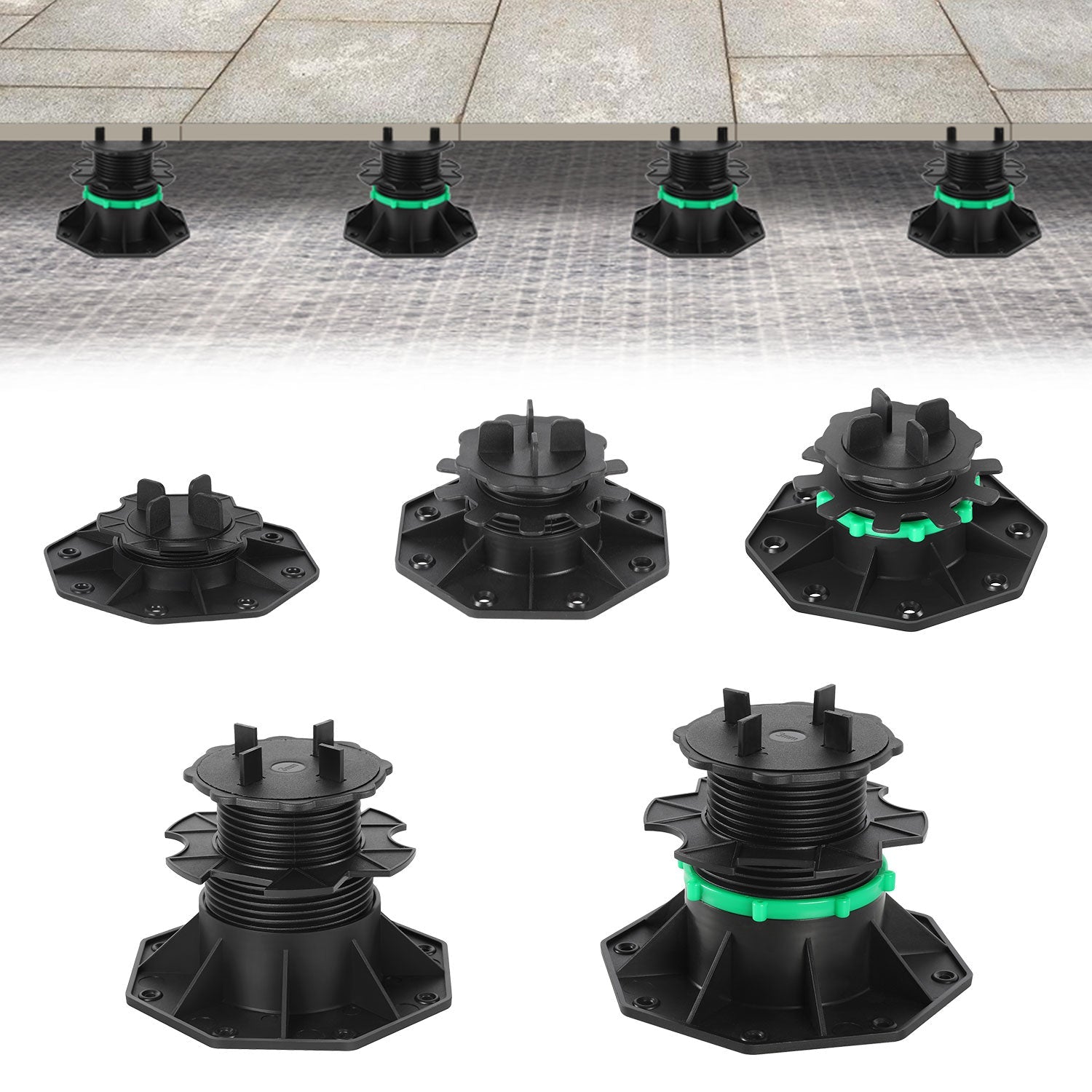 Cosmo Go Stelzlager Höhenverstellbar Plattenlager Terrassenlager