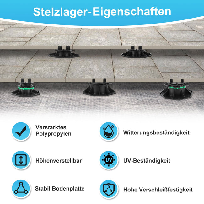 Cosmo Go Stelzlager Höhenverstellbar Plattenlager Terrassenlager Main Image