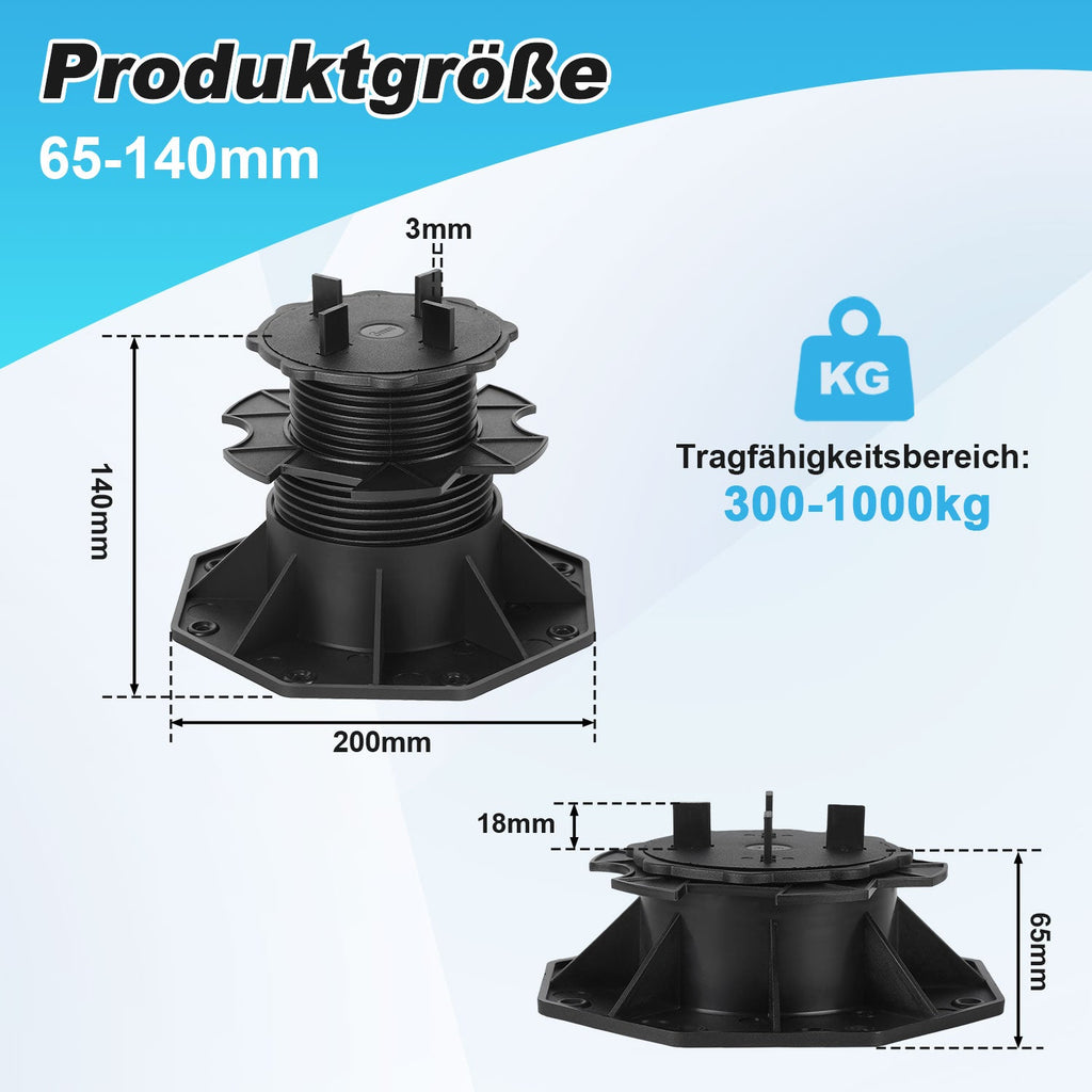 Cosmo Go Stelzlager Höhenverstellbar Plattenlager Terrassenlager