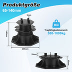 Cosmo Go Stelzlager Höhenverstellbar Plattenlager Terrassenlager