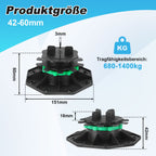 Cosmo Go Stelzlager Höhenverstellbar Plattenlager Terrassenlager