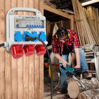 Cosmo Go Stromverteiler FI-Schutzschalter 2 x CEE 400V/16A+4 x 230V Schuko 5 polig