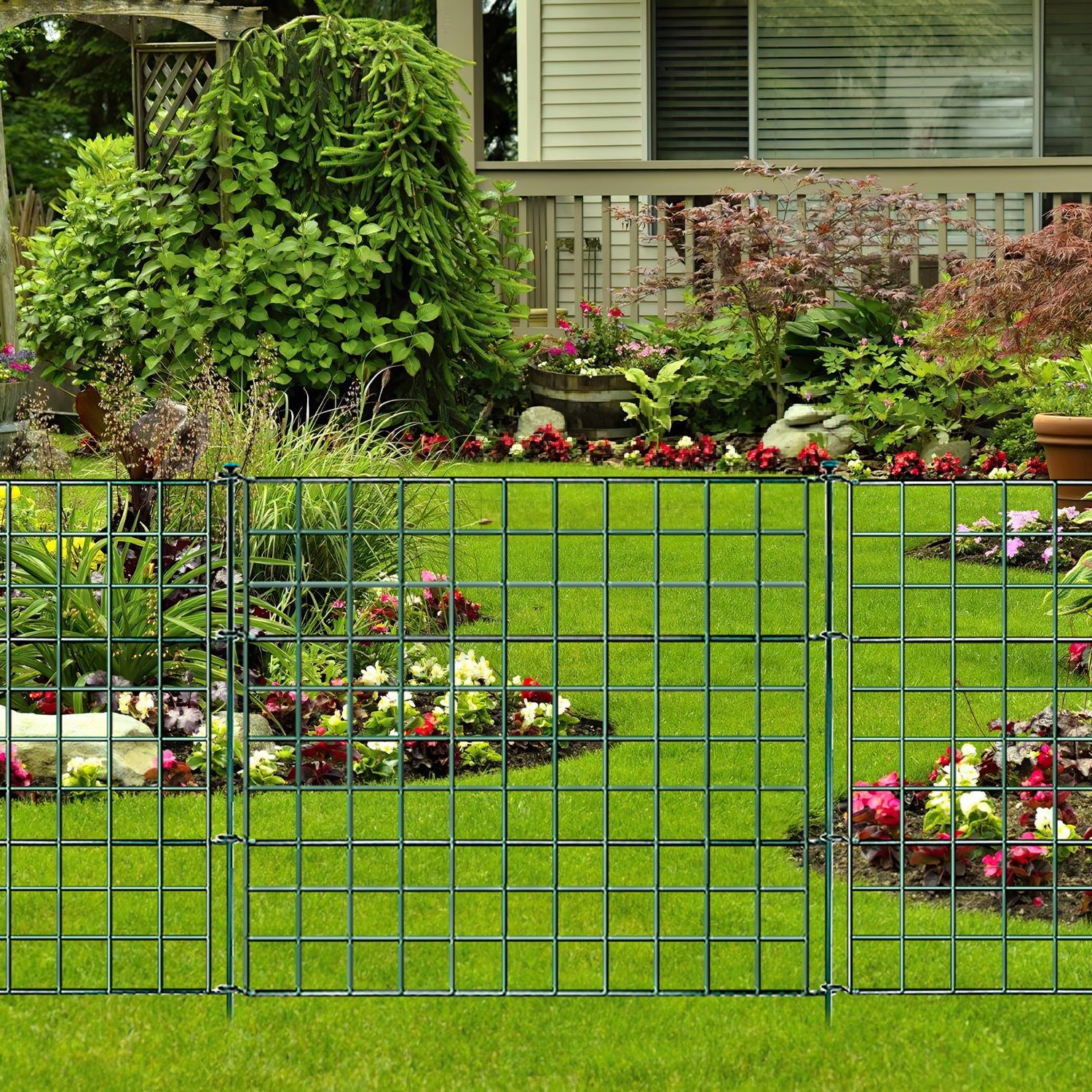 Cosmo Go Teichzaun Gartenzaun 11tlg Set