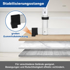 Cosmo Go Teleskopleiter Aluminium Belastbarkeit bis zu 150kg 2.6m-5m mit Stabilisator