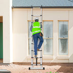 Cosmo Go Teleskopleiter mit 2 Abnehmbarem Haken mit Stabilisator