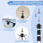 Cosmo Go Teleskopstange für Zelte Verstellbare Aluminium