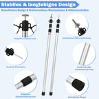 Cosmo Go Teleskopstange für Zelte Verstellbare Aluminium