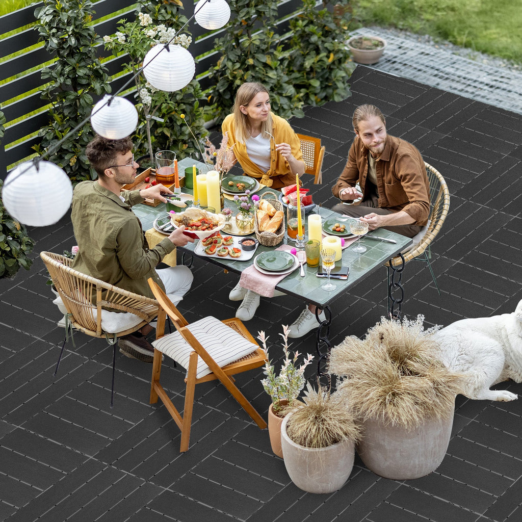 Cosmo Go Terrassenfliesen Kunststoffboden 30x30cm 11 Stück