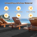 Cosmo Go Terrassenfliesen Kunststoffboden 30x30cm 11 Stück