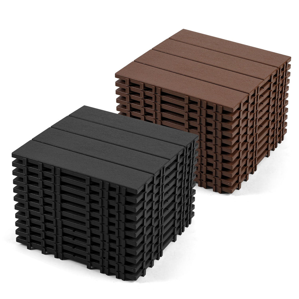 Cosmo Go Terrassenfliesen Kunststoffboden 30x30cm 11 Stück