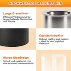 Cosmo Go Tischkamin Tischfeuer Bio Ethanol 170ml