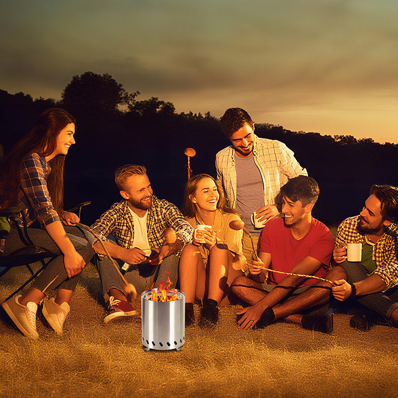 Cosmo Go Tischkamin Tischfeuerstelle Rauchfreie Edelstahl