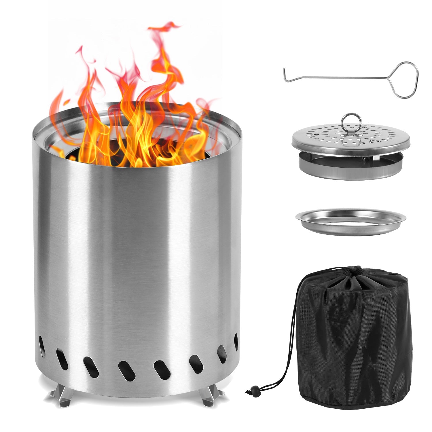 Cosmo Go Tischkamin Tischfeuerstelle Rauchfreie Edelstahl