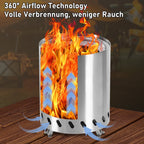 Cosmo Go Tischkamin Tischfeuerstelle Rauchfreie Edelstahl