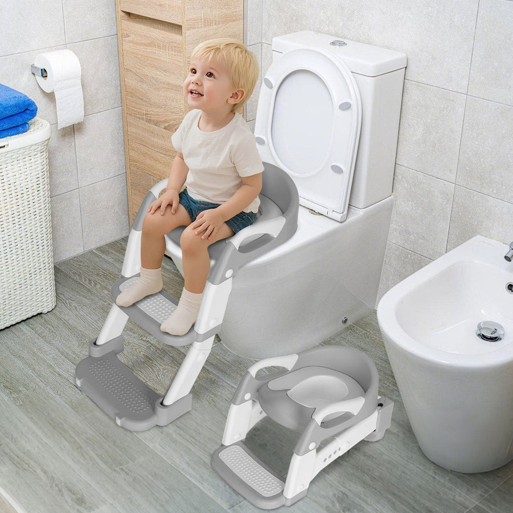 Cosmo Go Toilettensitz mit Treppe 2-in-1 Toilettentrainer