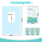Cosmo Go Toilettensitzbezug WC Einweg 60x40cm