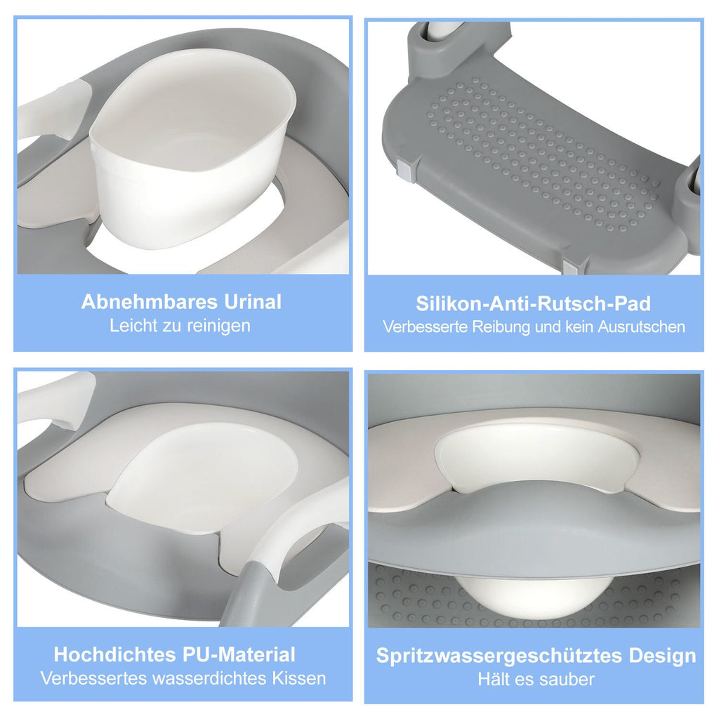 Cosmo Go Toilettensitz mit Treppe 2-in-1 Toilettentrainer