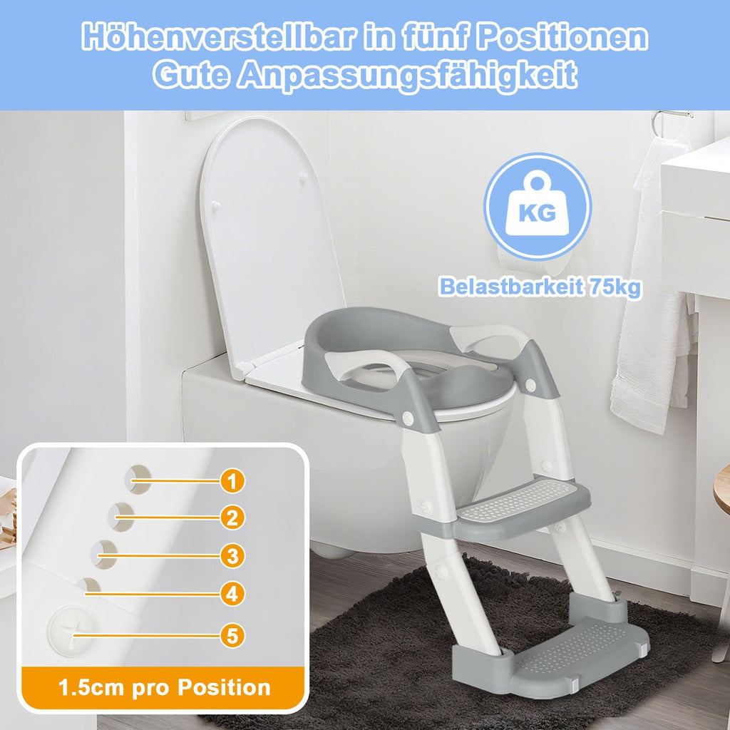 Cosmo Go Toilettensitz mit Treppe 2-in-1 Toilettentrainer