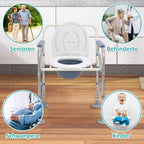 Cosmo Go Toilettenstuhl Faltbar Höhenverstellbar inkl. Eimer