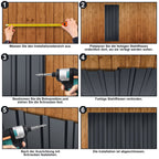 Cosmo Go 12X Dachblech Trapezblech Metall Anthrazit/Grün
