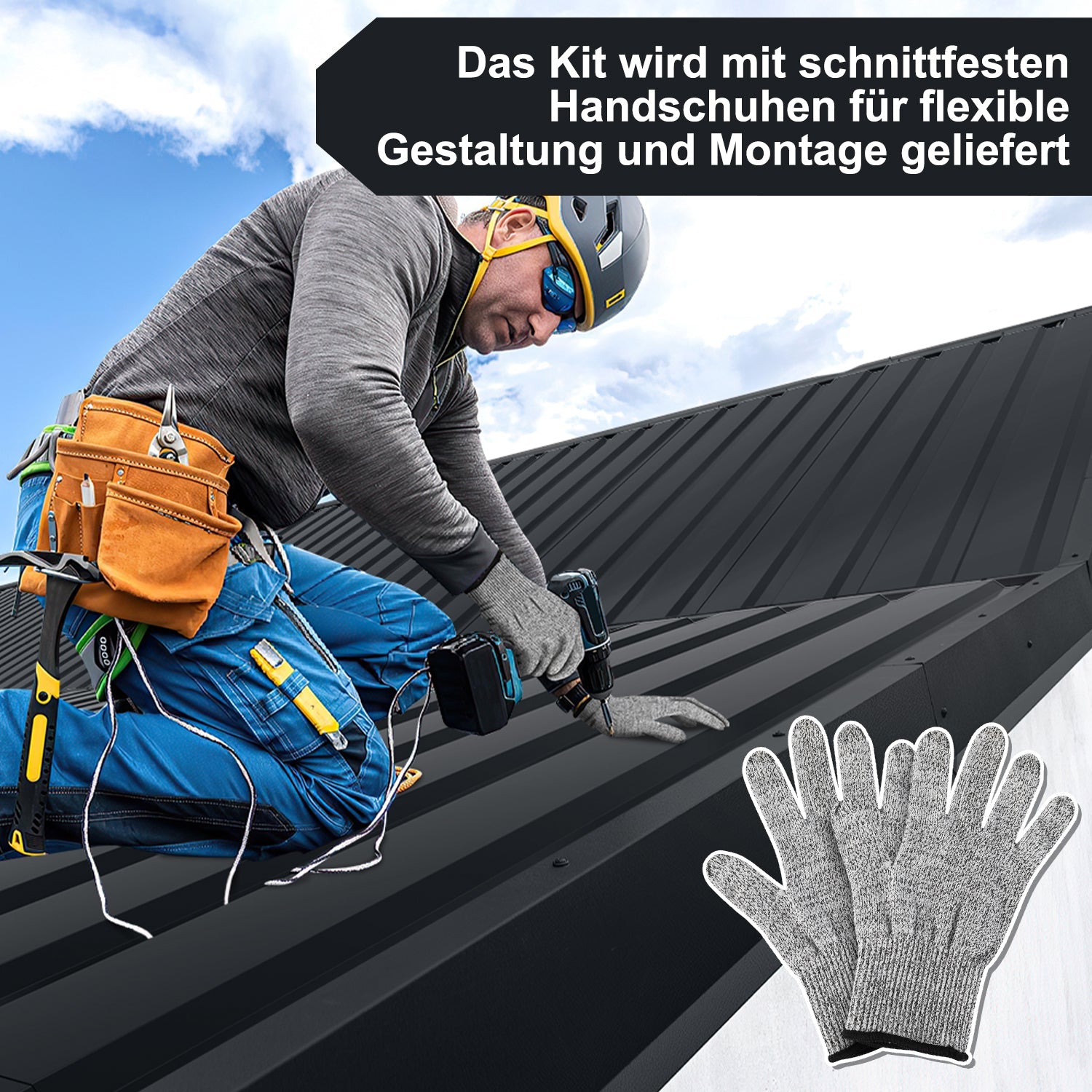 Cosmo Go 12X Dachblech Trapezblech Metall Anthrazit/Grün