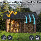 Cosmo Go 12X Dachblech Trapezblech Metall Anthrazit/Grün