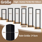 Cosmo Go Treppengeländer U-förmige Quadratisch Bodenmontage