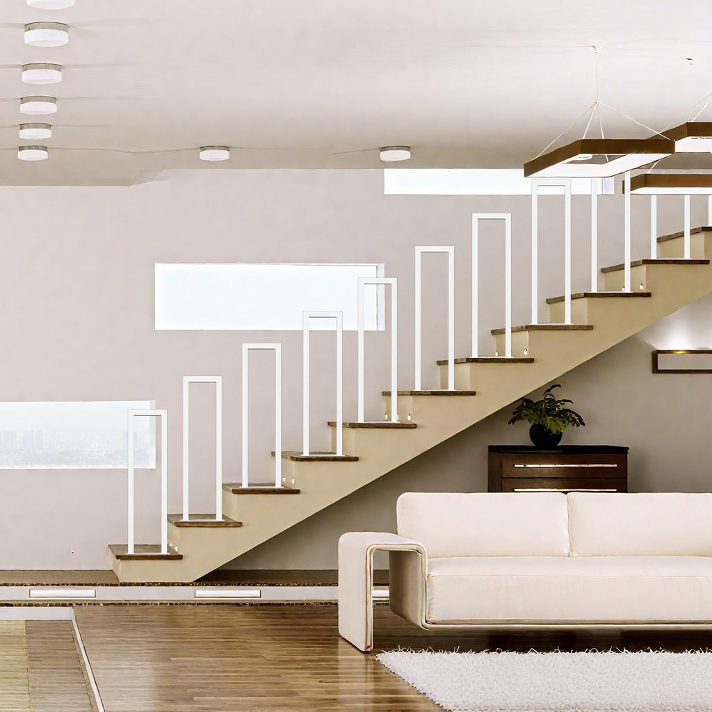 Cosmo Go Treppengeländer U-förmige Quadratisch Bodenmontage